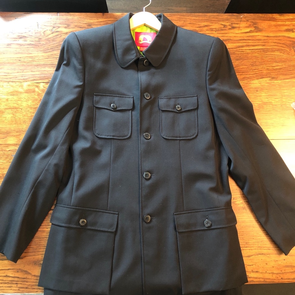 Men’s Shanghai Tang Jacket With Green Lining